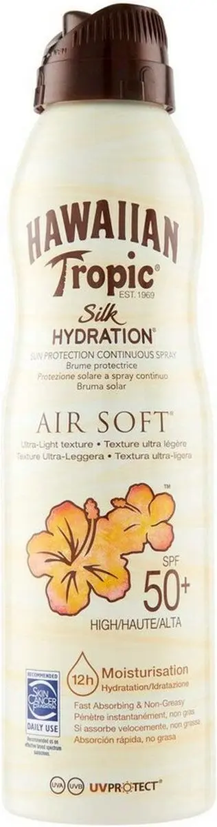 Hawaiian Tropic Silk Hydration Zonnebrand Spray SPF 50 - 220ml