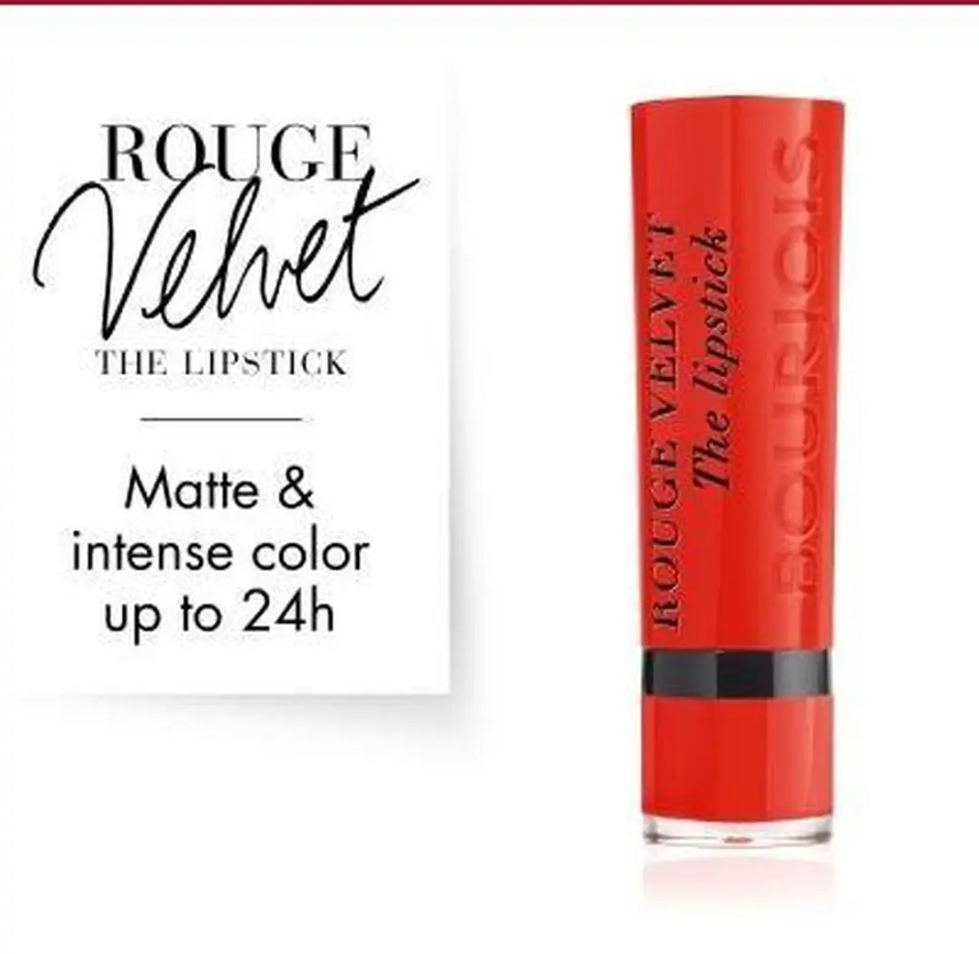 Bourjois Rouge Velvet The Lipstick 07 Joli carmin'ois