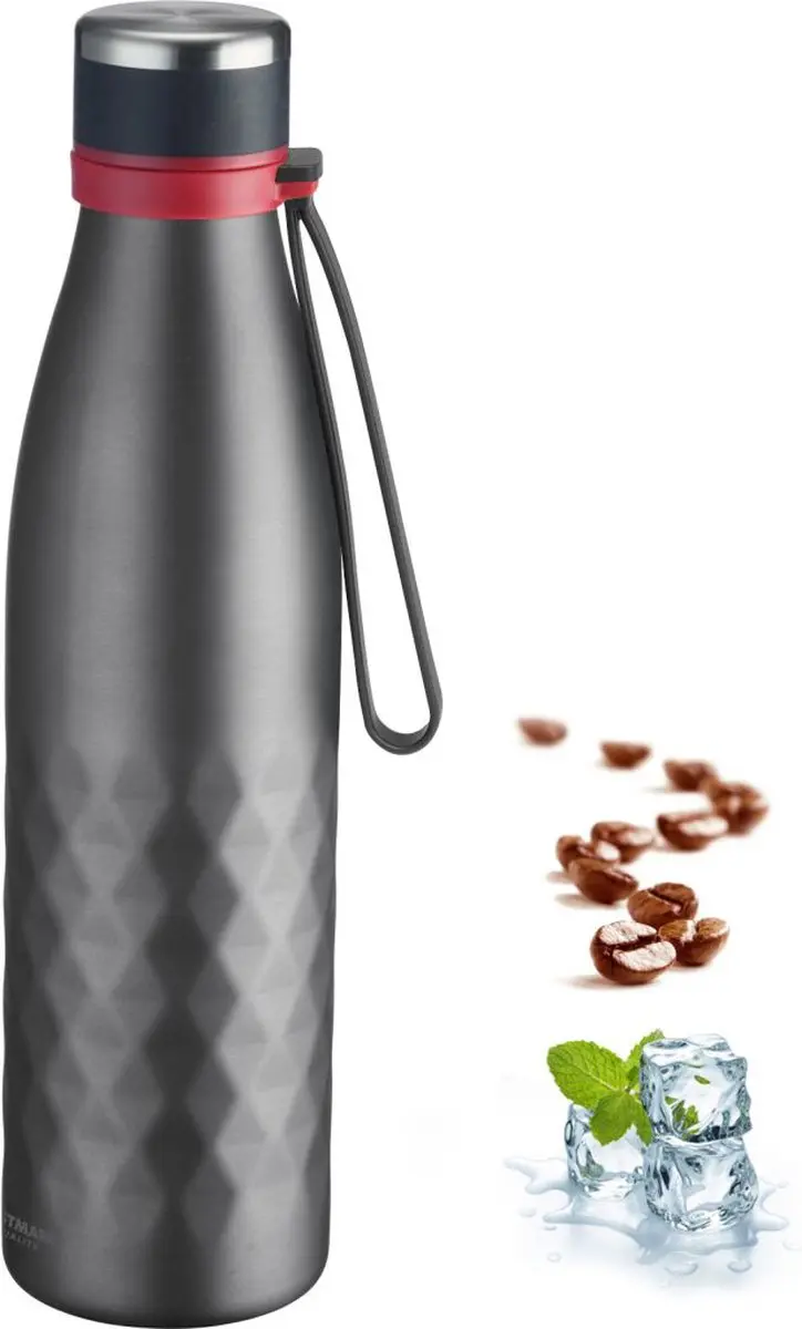 Westmark Viva Isoleerfles 700ml - Rvs Antraciet