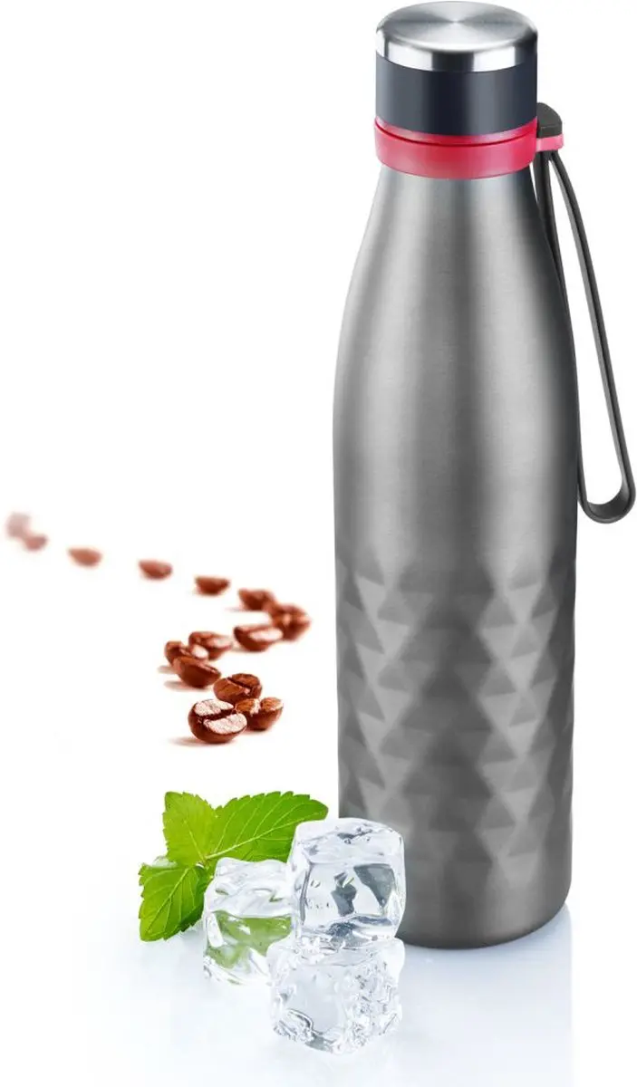 Westmark Viva Isoleerfles 700ml - Rvs Antraciet