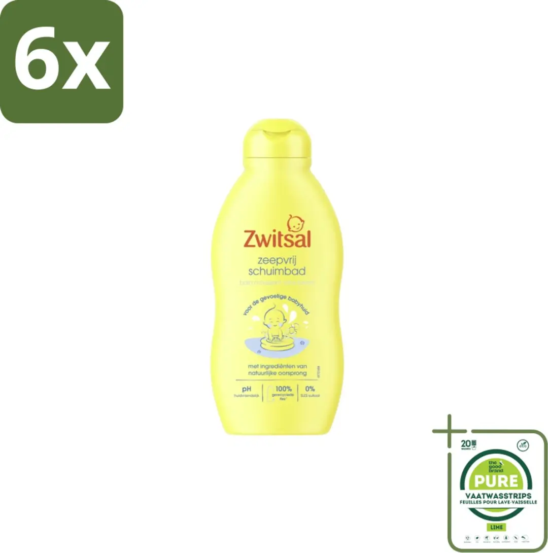Zwitsal Schuimbad Zeepvrij 200ml