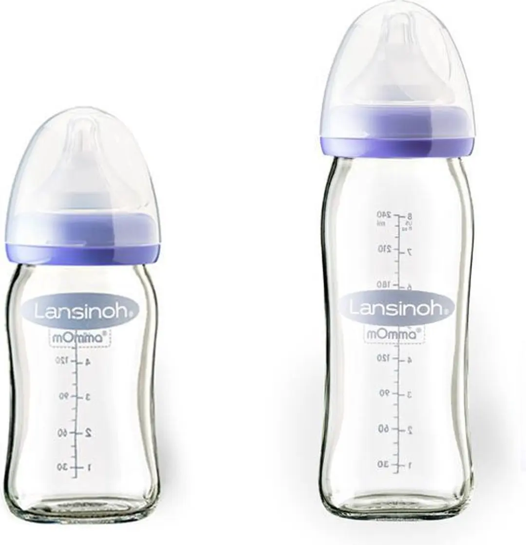 Lansinoh Babyfles Glas Set 160ml & 240ml