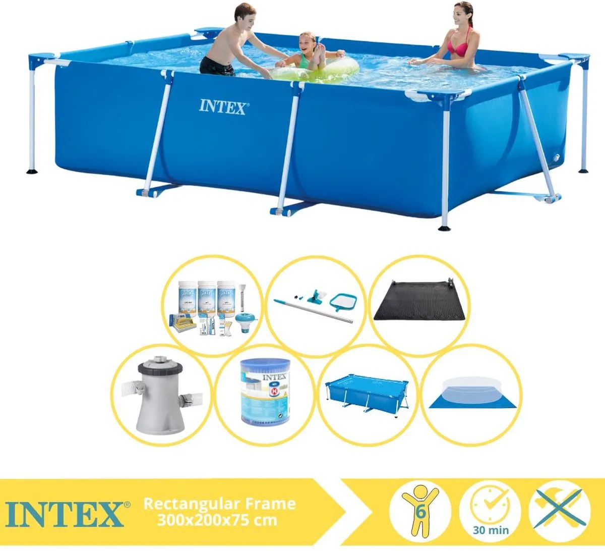 Intex 28272NP Opzetzwembad 300x200x75cm