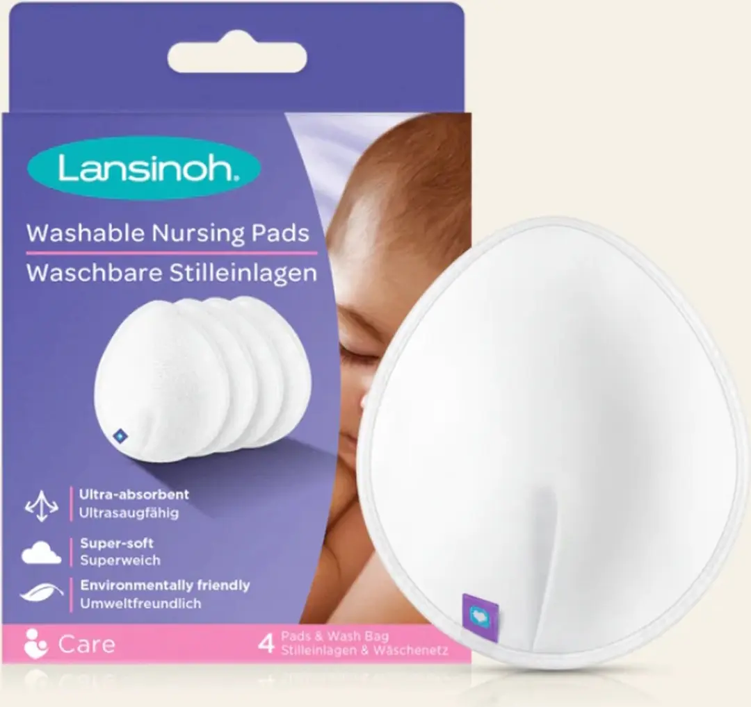 Lansinoh Wasbare Borstcompressen - 4 Stuks