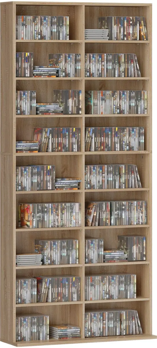 Homcom CD-opslagunit 18 Vakken