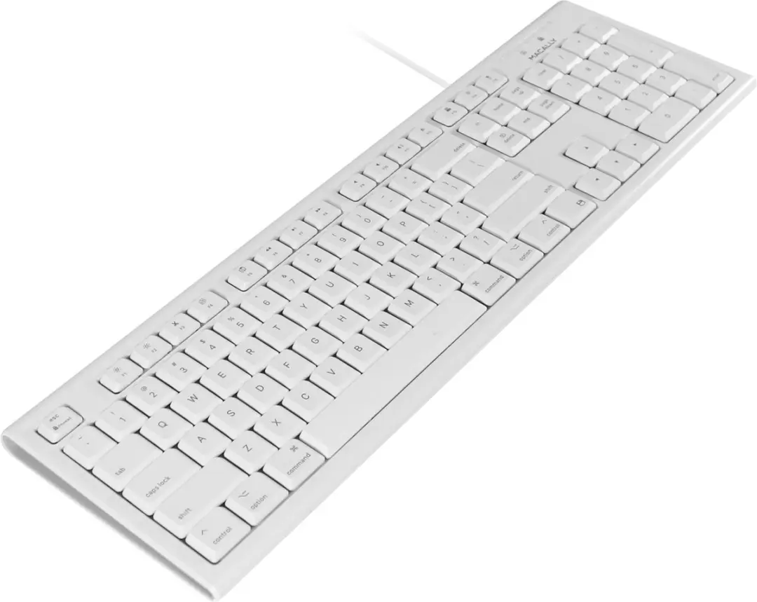Macally QKEYCOMBO Toetsenbord en Muis - Wit
