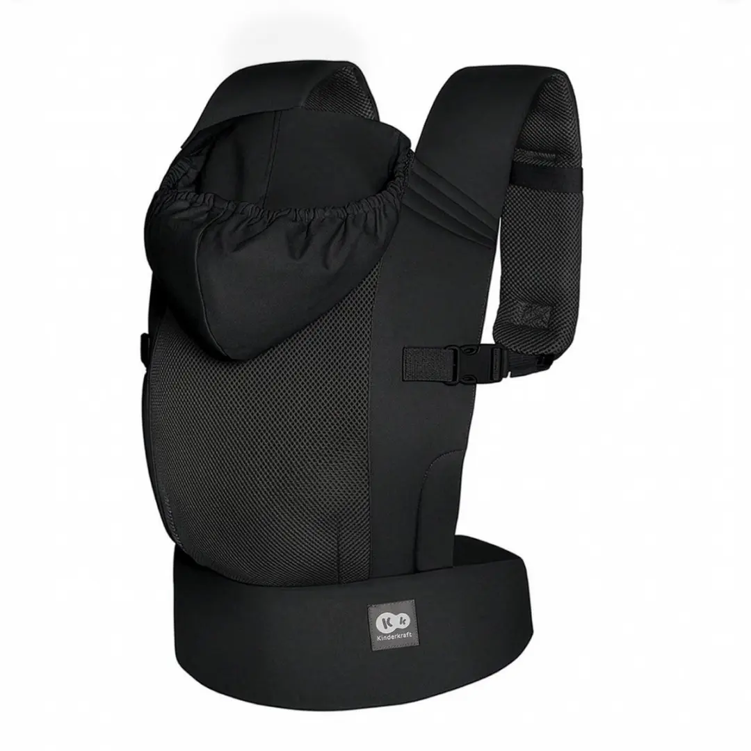 KinderKraft Carrybee Draagzak - 2 Posities - Zwart