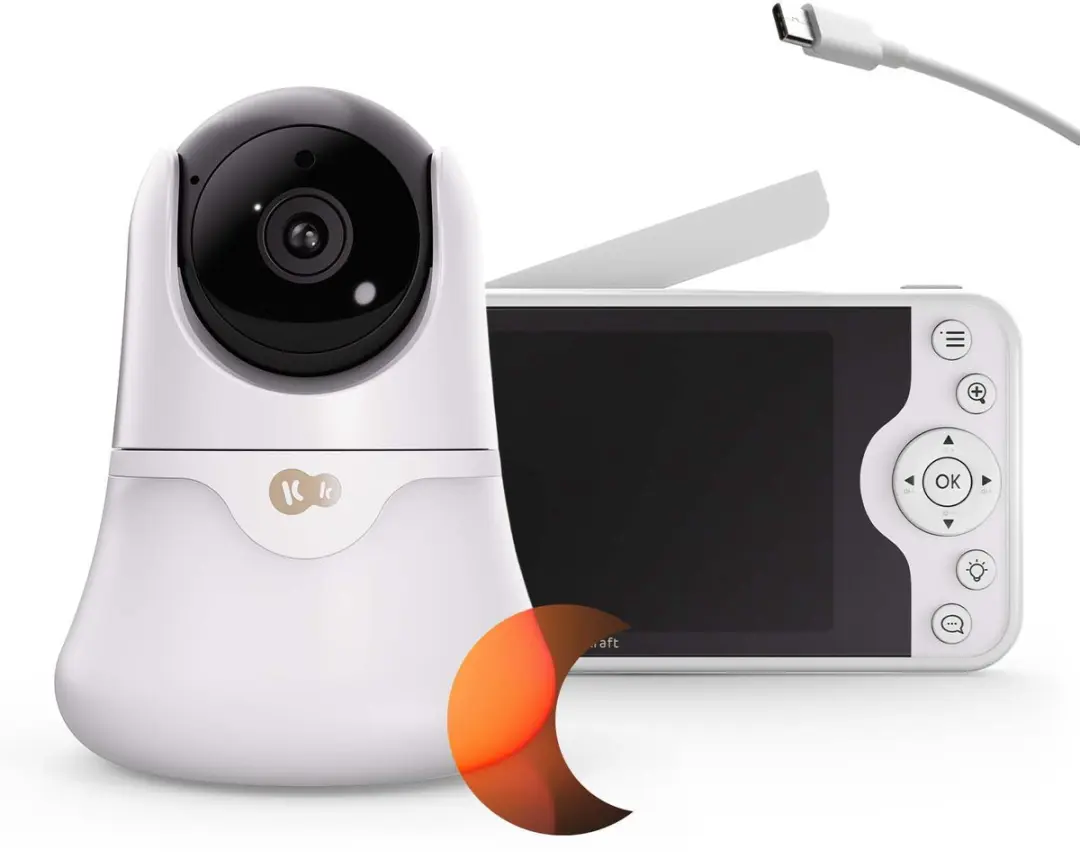 KinderKraft NITEEYE GLOW Babyfoon Full HD 5 inch