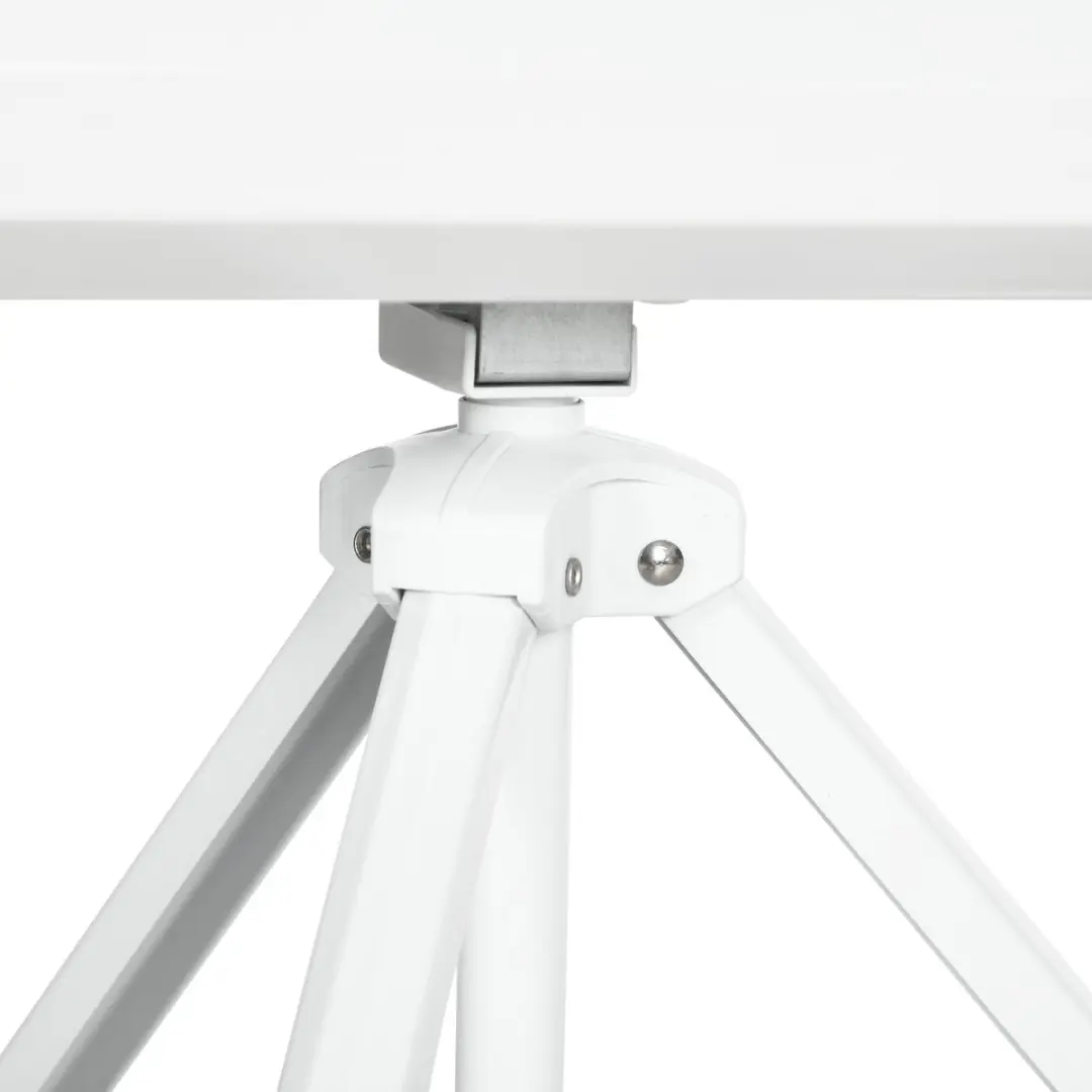 Homcom Projectiescherm 200x118cm Wit - Kunststof Metaal