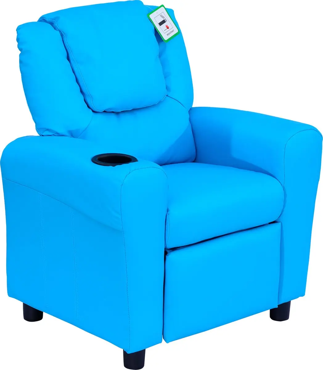 Homcom Kinderfauteuil Blauw