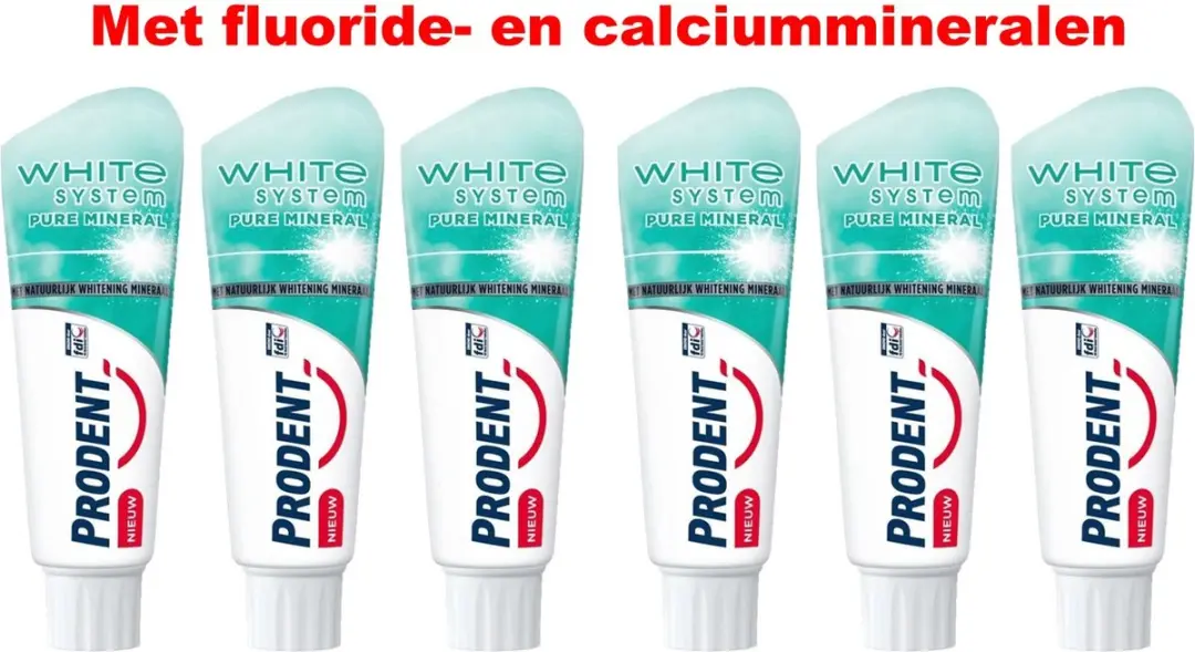 Prodent White System Pure Mineral Tandpasta 75ml