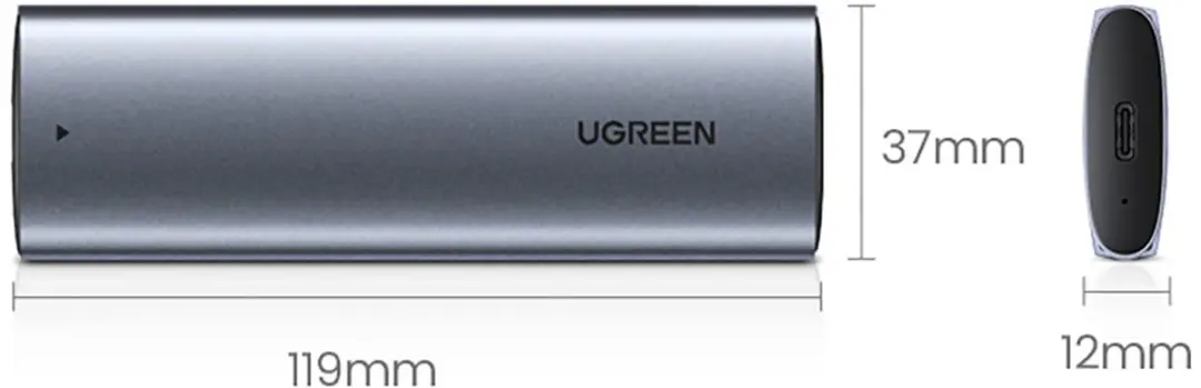 Ugreen CM578 Netwerkaccessoire 10Gbps - Zwart