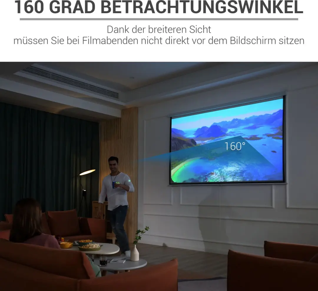 Homcom Projection Screen 244x183cm - Wit