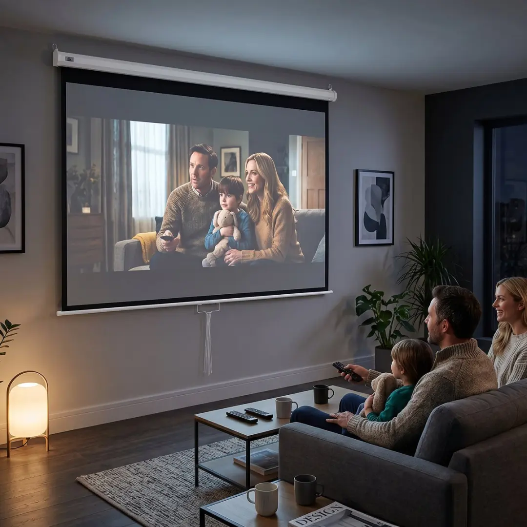 Homcom Projection Screen 244x183cm - Wit