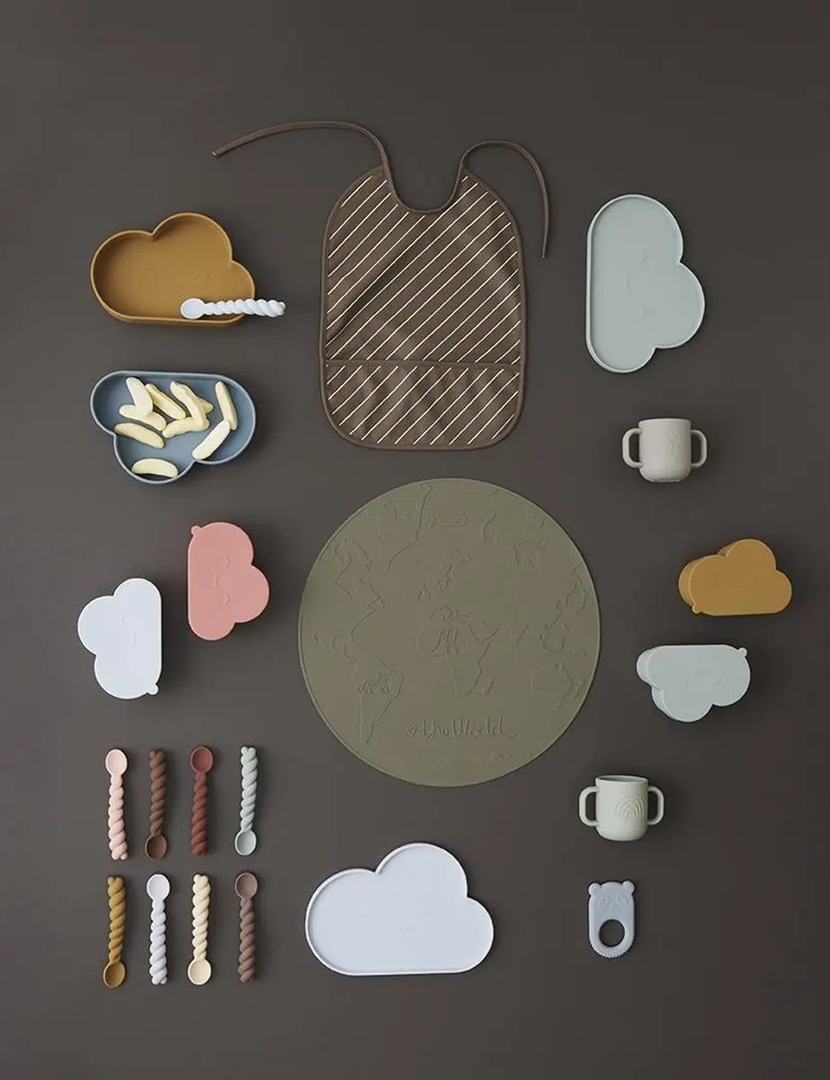 OYOY Chloe Cloud Snack Bowl - Bruin