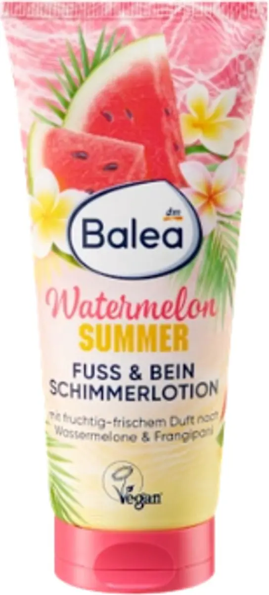 Balea Voet- & Been Shimmer Lotion Watermelon Summer 100ml