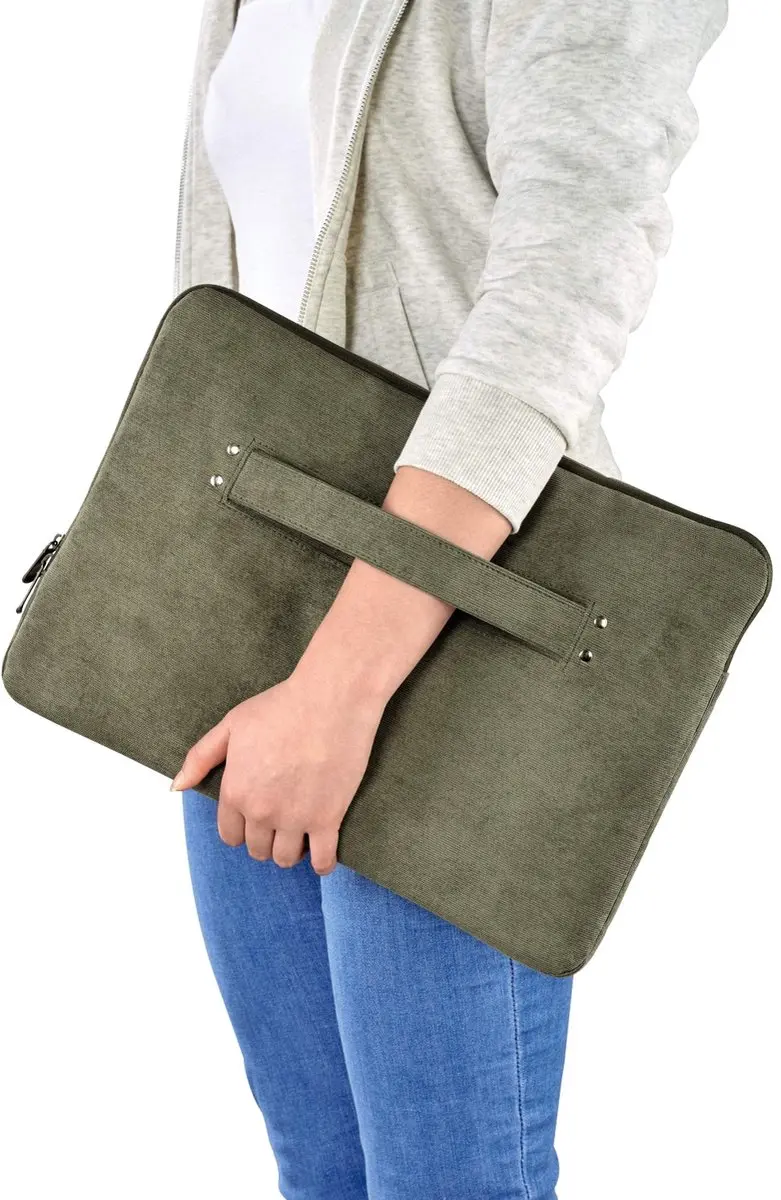 Hama Cali Laptophoes 14" - Olijf