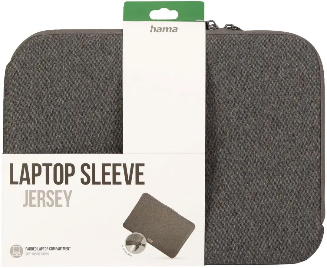 Hama Jersey Laptop Sleeve 35,8cm - Donkergrijs
