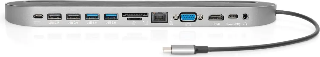 Digitus DA-70888 USB-C Mini-Dockingstation - Kleurloos