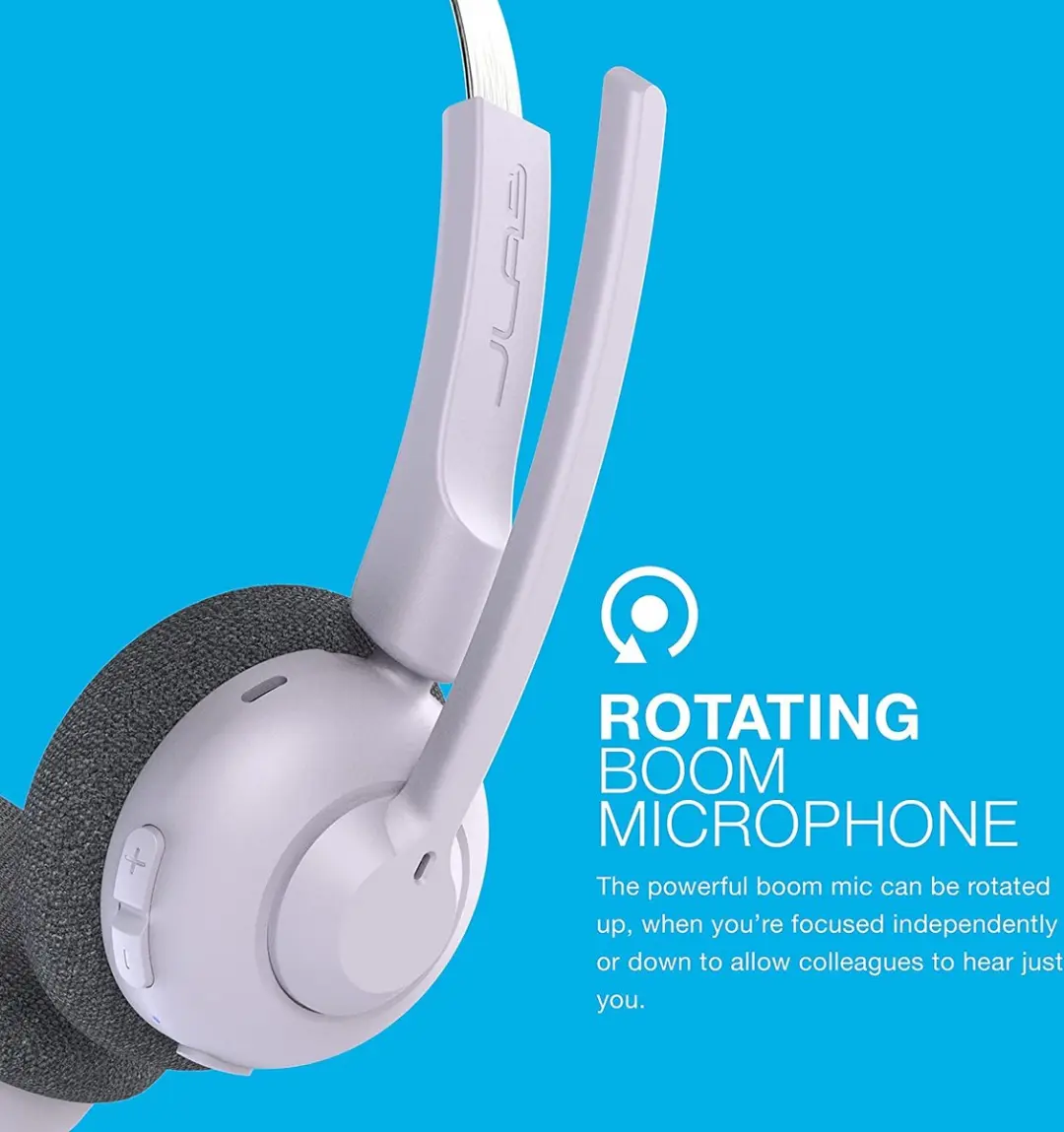 JLab Go Work Pop Headset - Noise Cancelling - 50 Uur - Lila