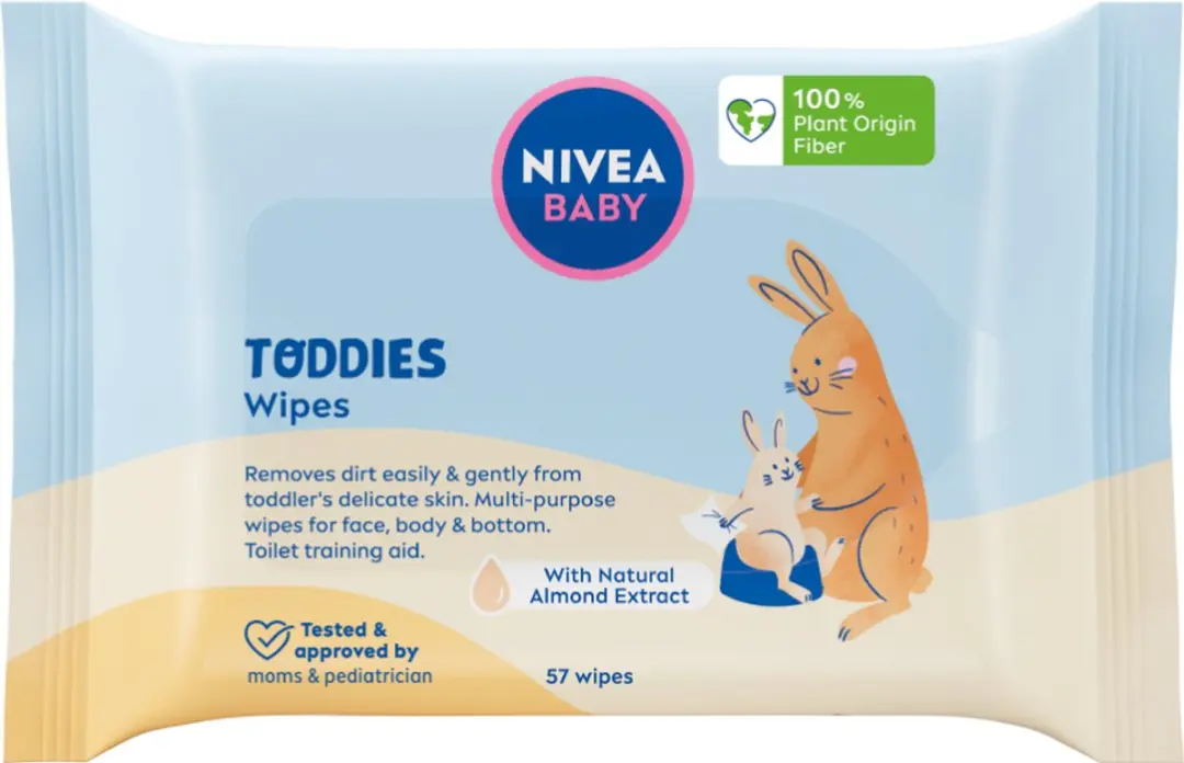 NIVEA Baby Biologisch Afbreekbare Doekjes 57 Stuks
