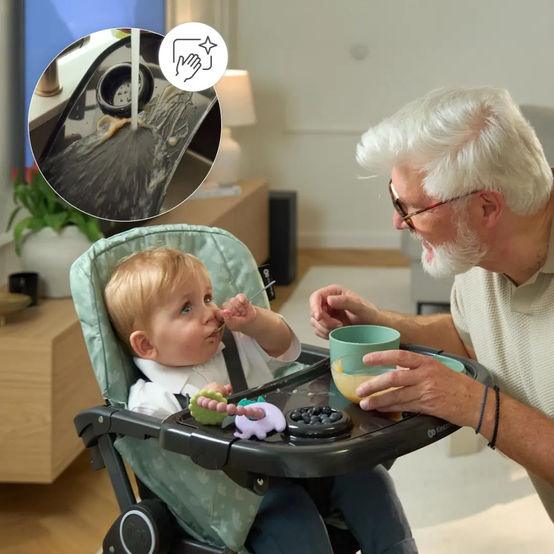 KinderKraft FOLDEE Kinderstoel - Inklapbaar Verstelbaar Beige