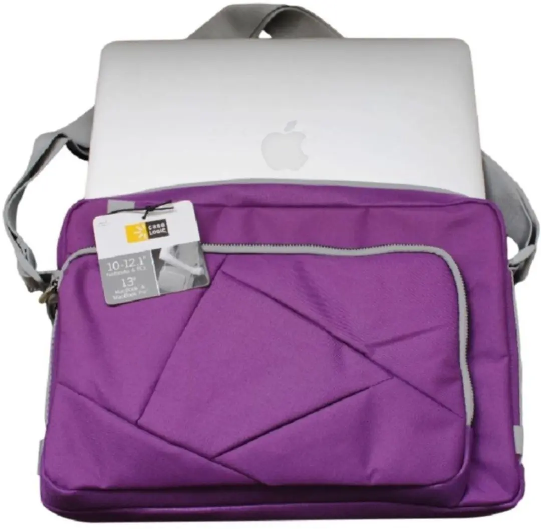 Case Logic Urban Nylon Attachétas 12 inch ULA112P - Paars/Grijs