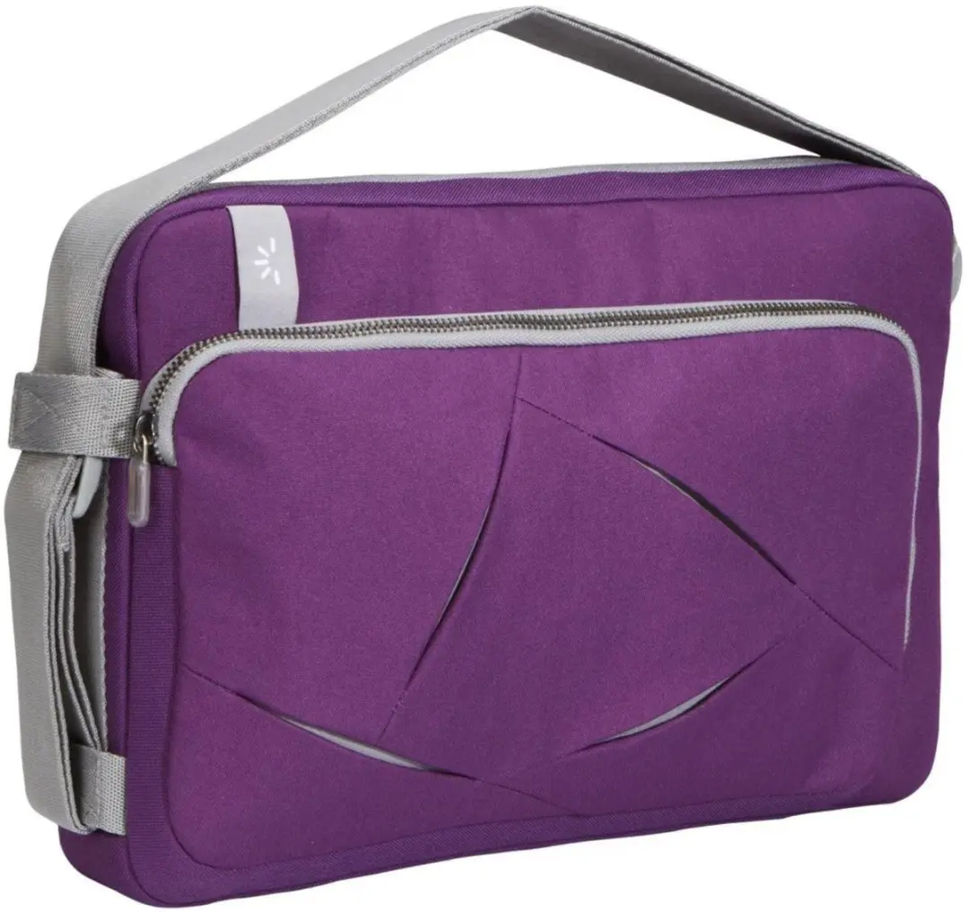 Case Logic Urban Nylon Attachétas 12 inch ULA112P - Paars/Grijs