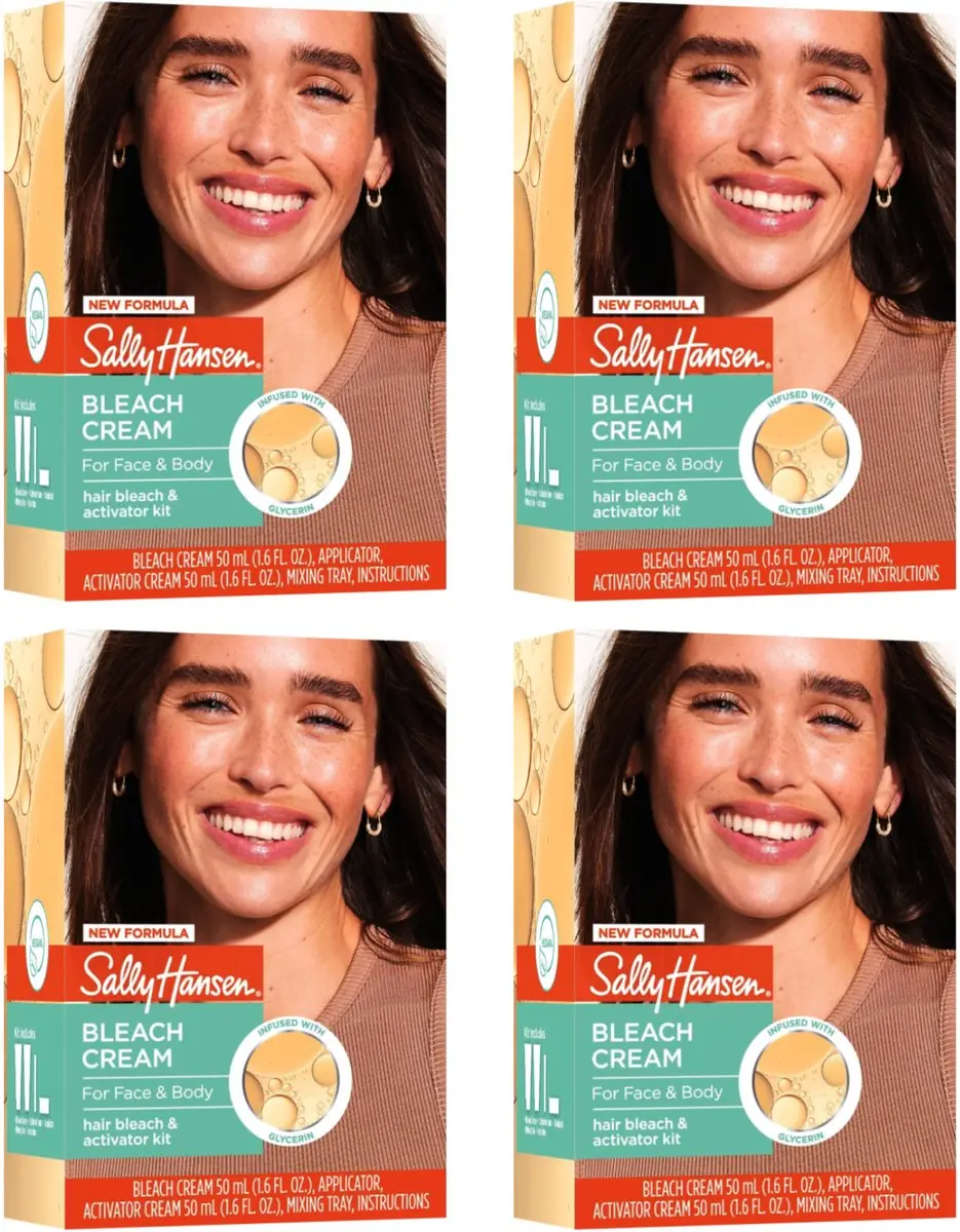 Sally Hansen Bleach Cream Haarverf 4 Stuks