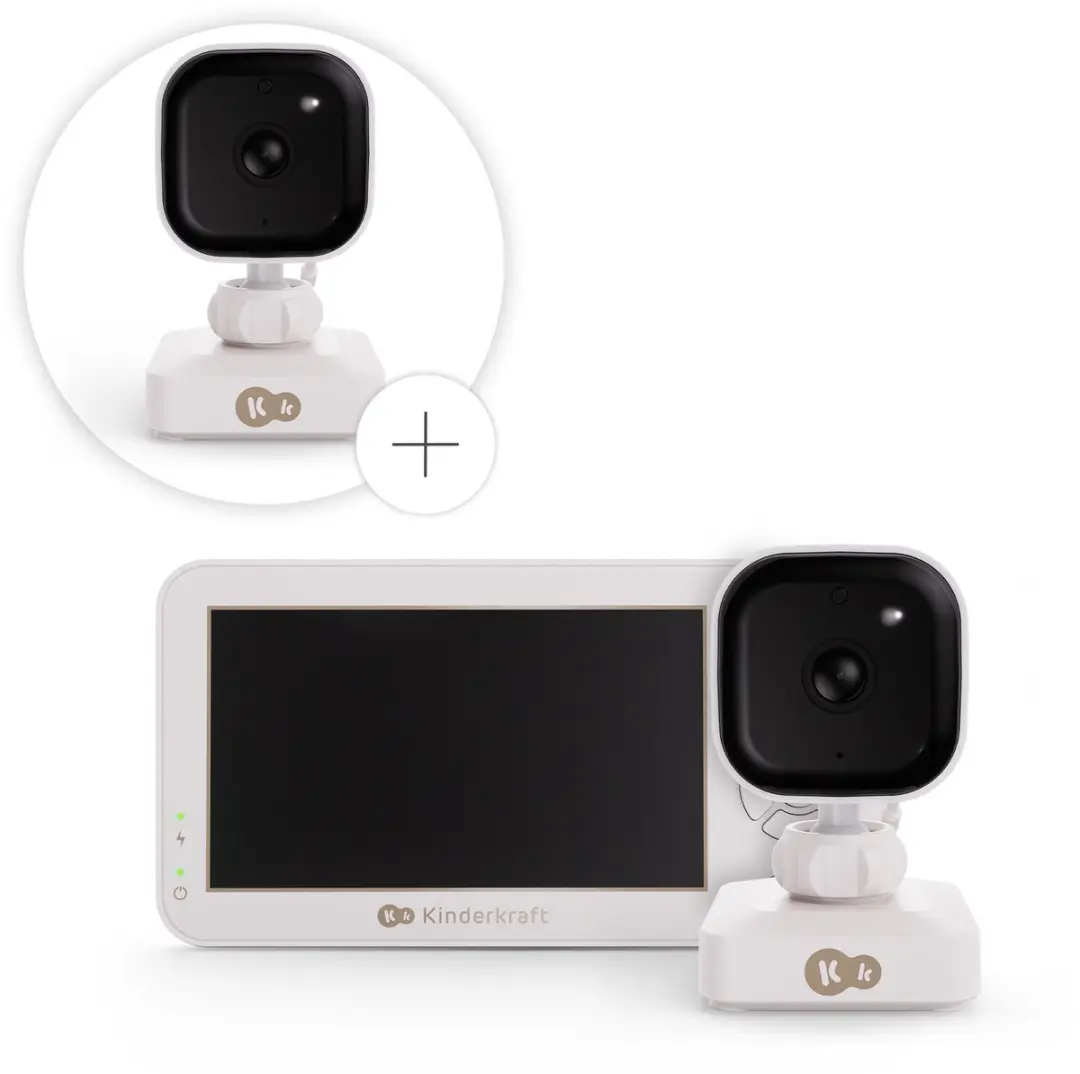 KinderKraft NITEEYE TRAVEL Babyfoon Camera Full HD - Wit