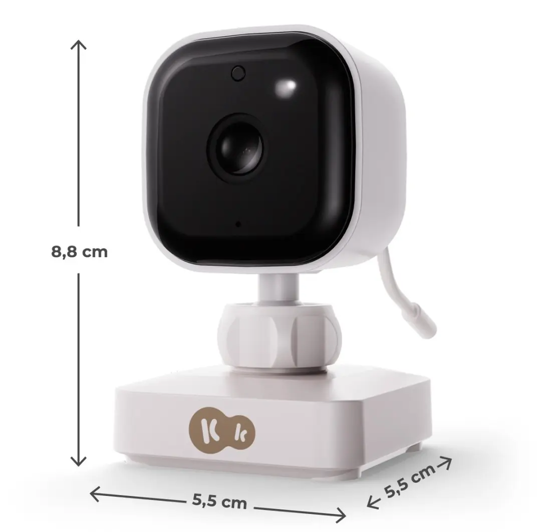 KinderKraft NITEEYE TRAVEL Babyfoon Camera Full HD - Wit