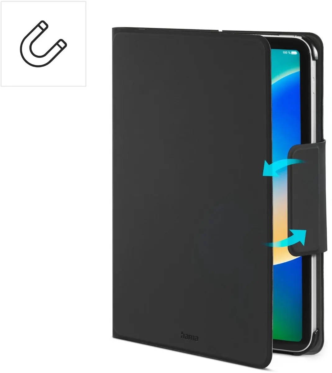 Hama Tablet-Case Bluetooth Toetsenbord voor iPad Air 13" 2024/2025/2026 - Zwart