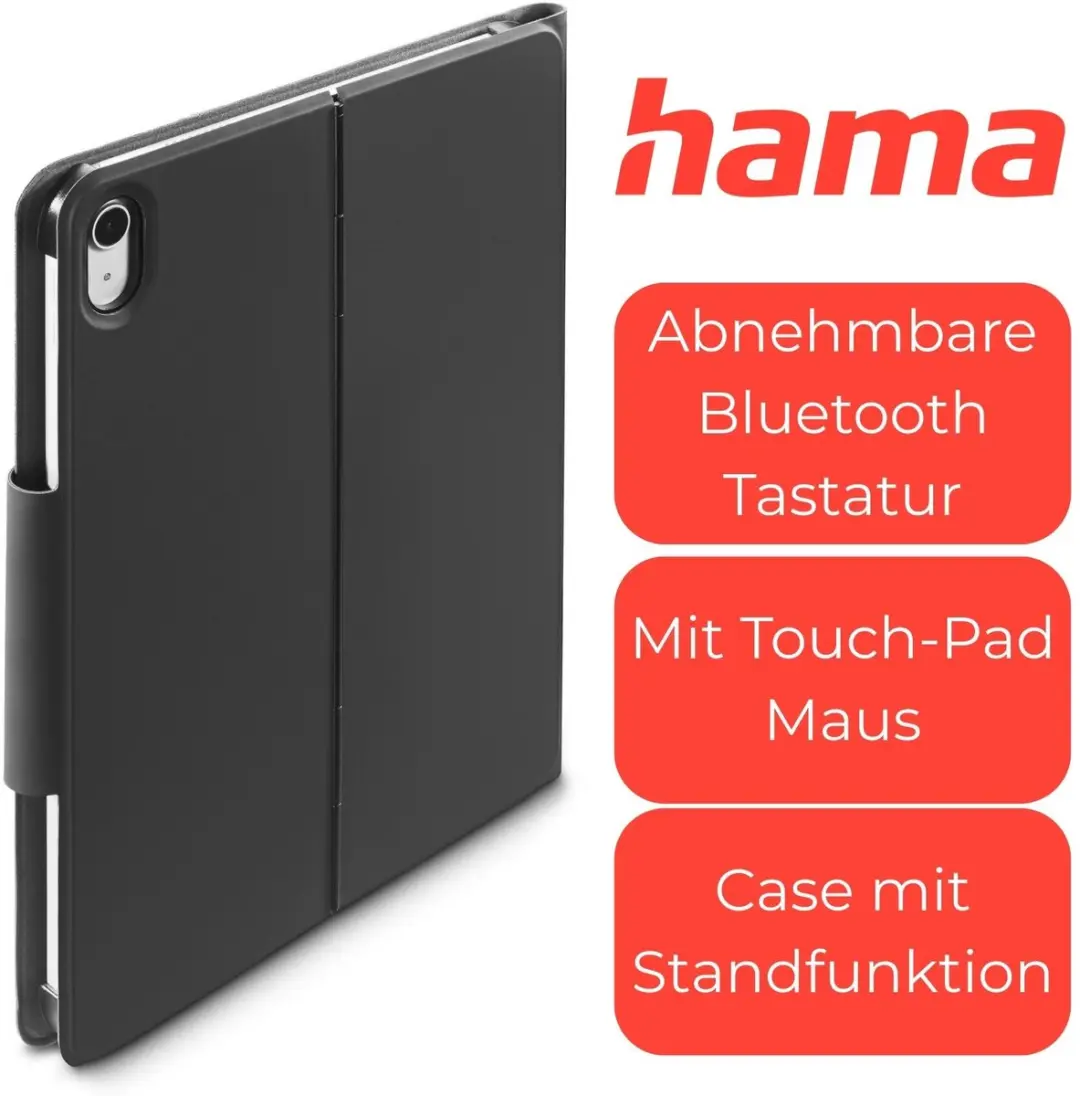 Hama Tablet-Case Bluetooth Toetsenbord voor iPad Air 13" 2024/2025/2026 - Zwart