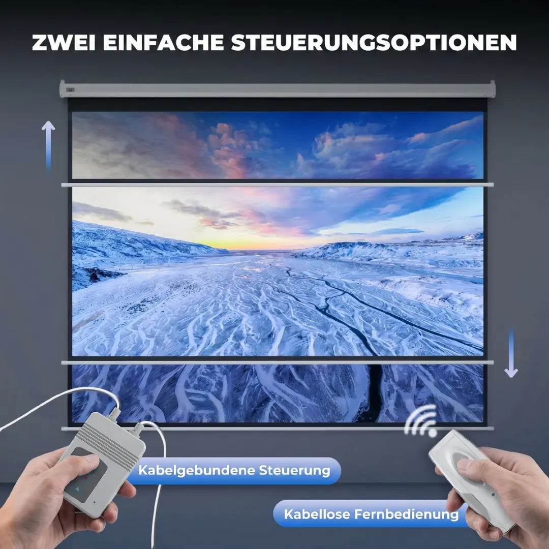 Homcom Projectiescherm 171x130cm Wit