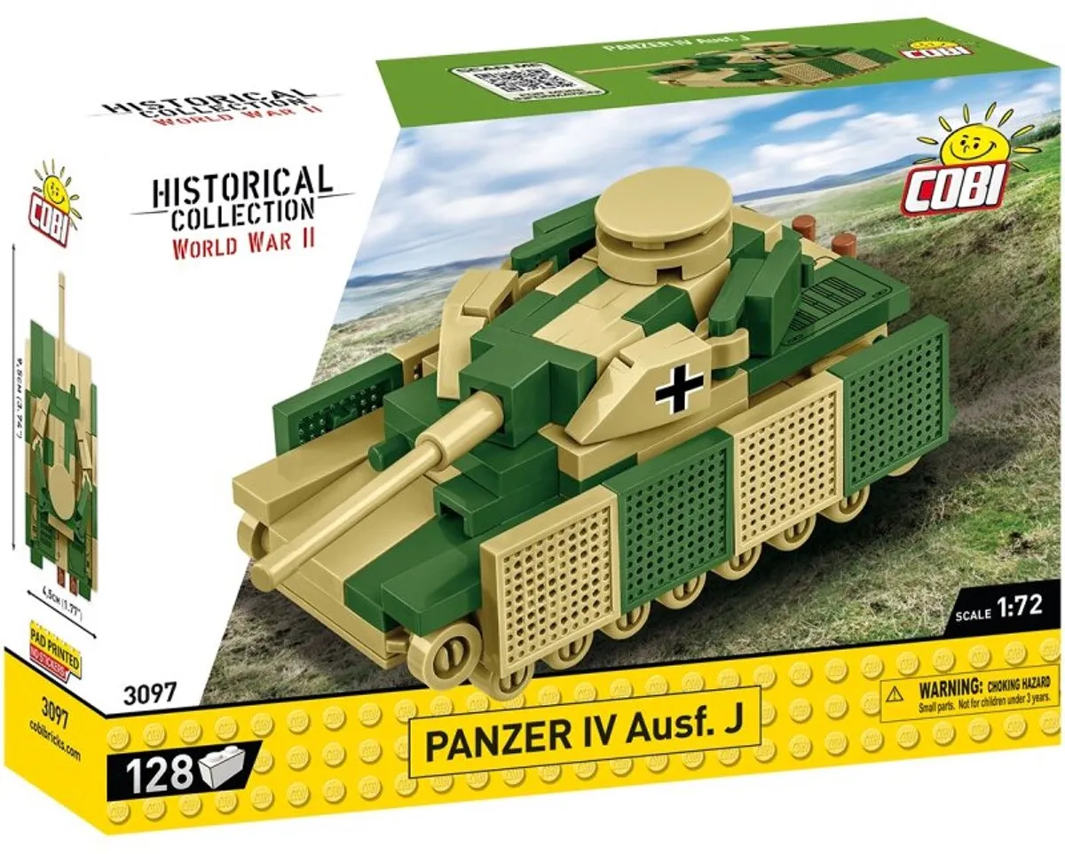 Cobi Panzer IV Ausf. J - 128 Onderdelen - Meerkleurig