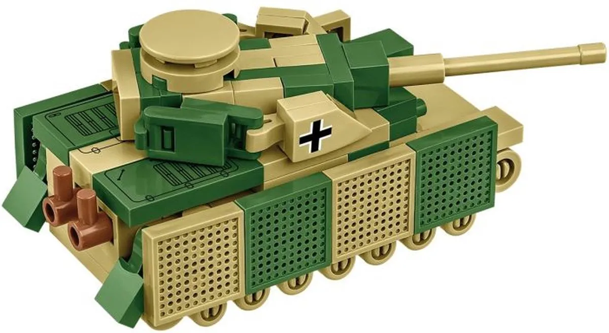 Cobi Panzer IV Ausf. J - 128 Onderdelen - Meerkleurig
