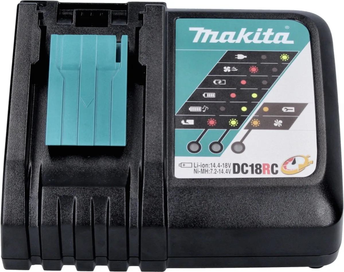Makita 198116-4 Accu Starterset 18V - 2x 6,0Ah - In Mbox