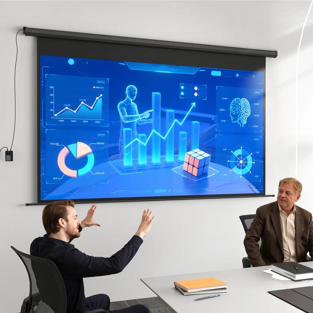 Homcom Projection Screen 001-020V91BK - 266x149cm Zwart