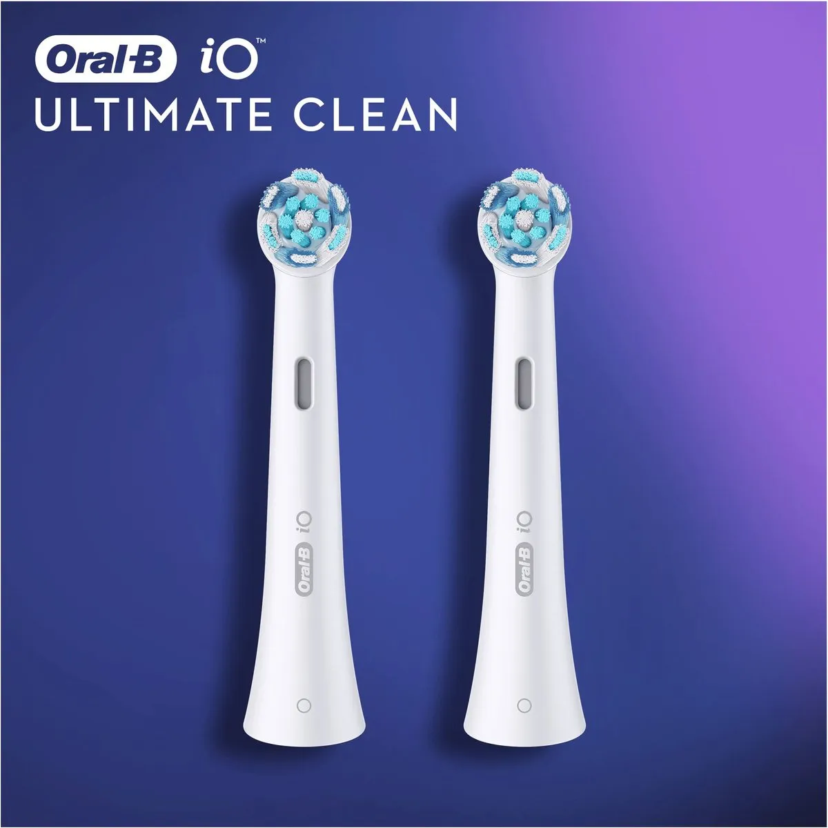 Oral-B iO Ultimate Clean Opzetborstels 2 Stuks - Wit