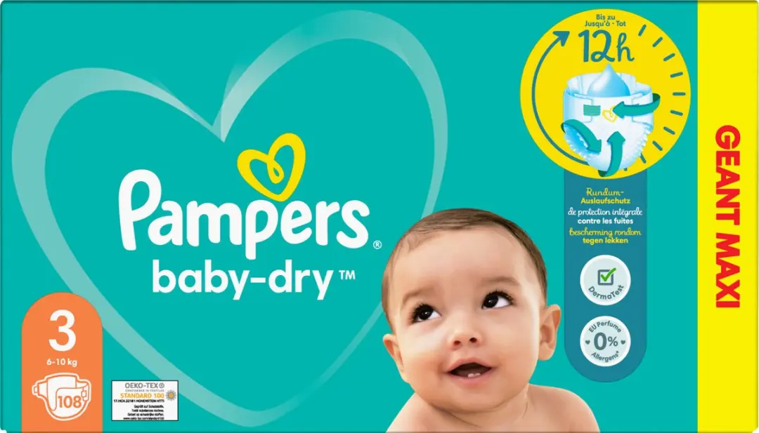 Pampers Baby Dry Maat 3 Maxi