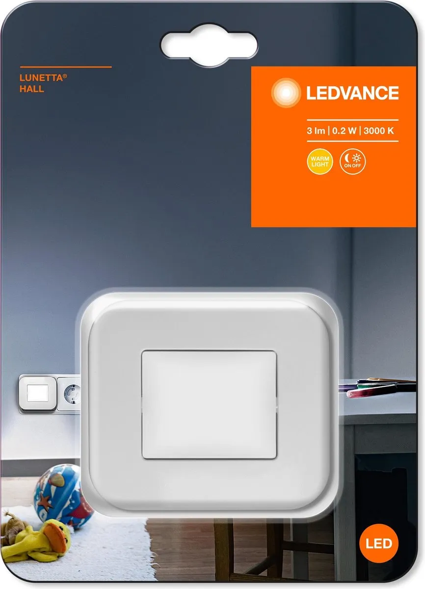 LEDVANCE Lunetta Hall Nachtlicht - Warm wit 3000K