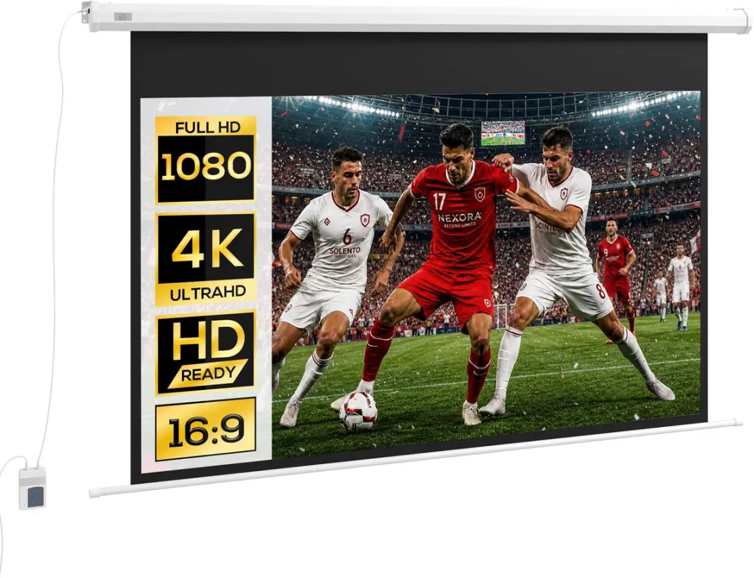 Homcom Projectorscherm 215x140cm Wit