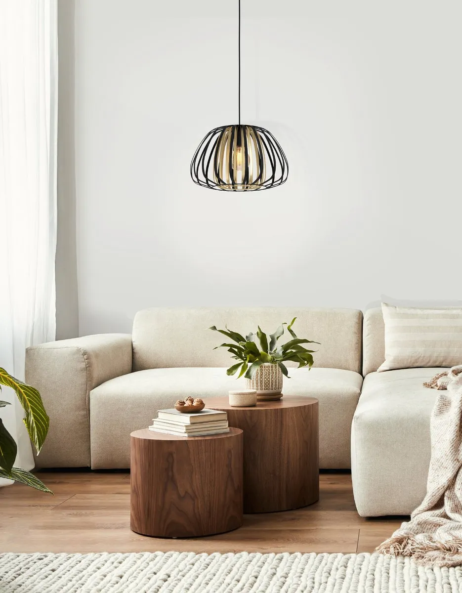 Eglo Encinitos Hanglamp Ø37,5cm - Zwart/Goud
