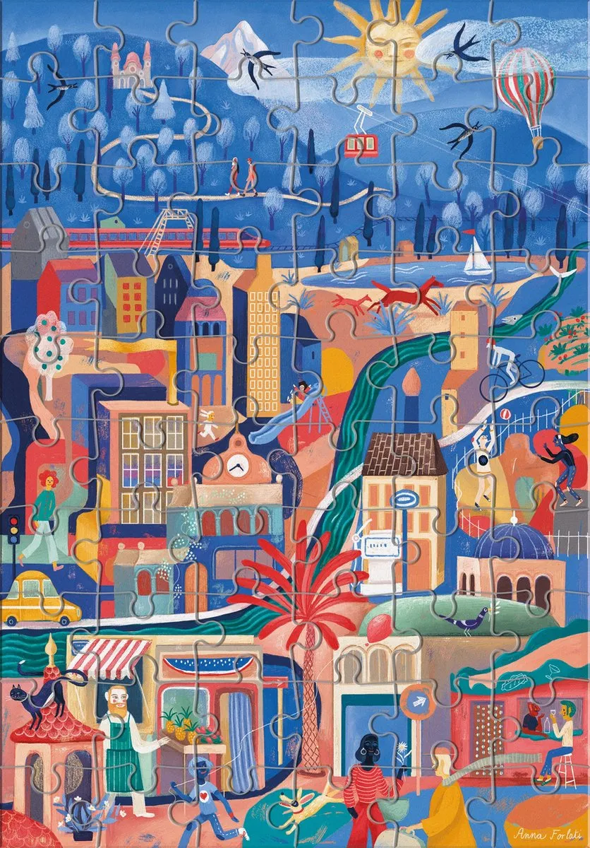 Clementoni Find It Sweetest City Legpuzzel 60 Stuks - Multi