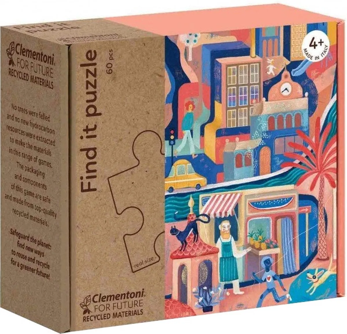 Clementoni Find It Sweetest City Legpuzzel 60 Stuks