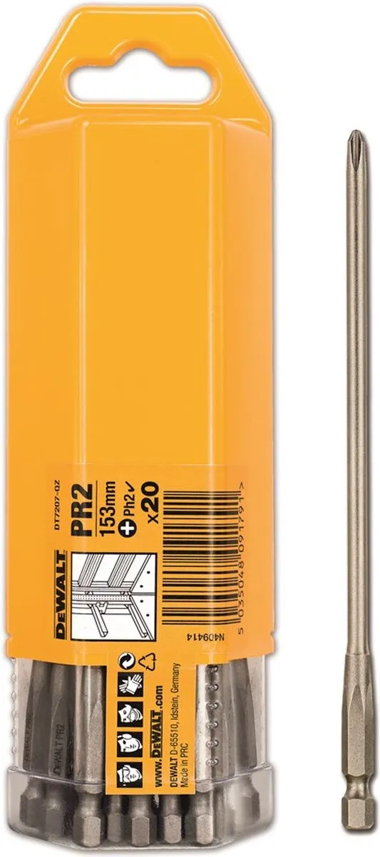 DeWalt DT7207-QZ PR2 Schroefbit 153mm - 20 Stuks