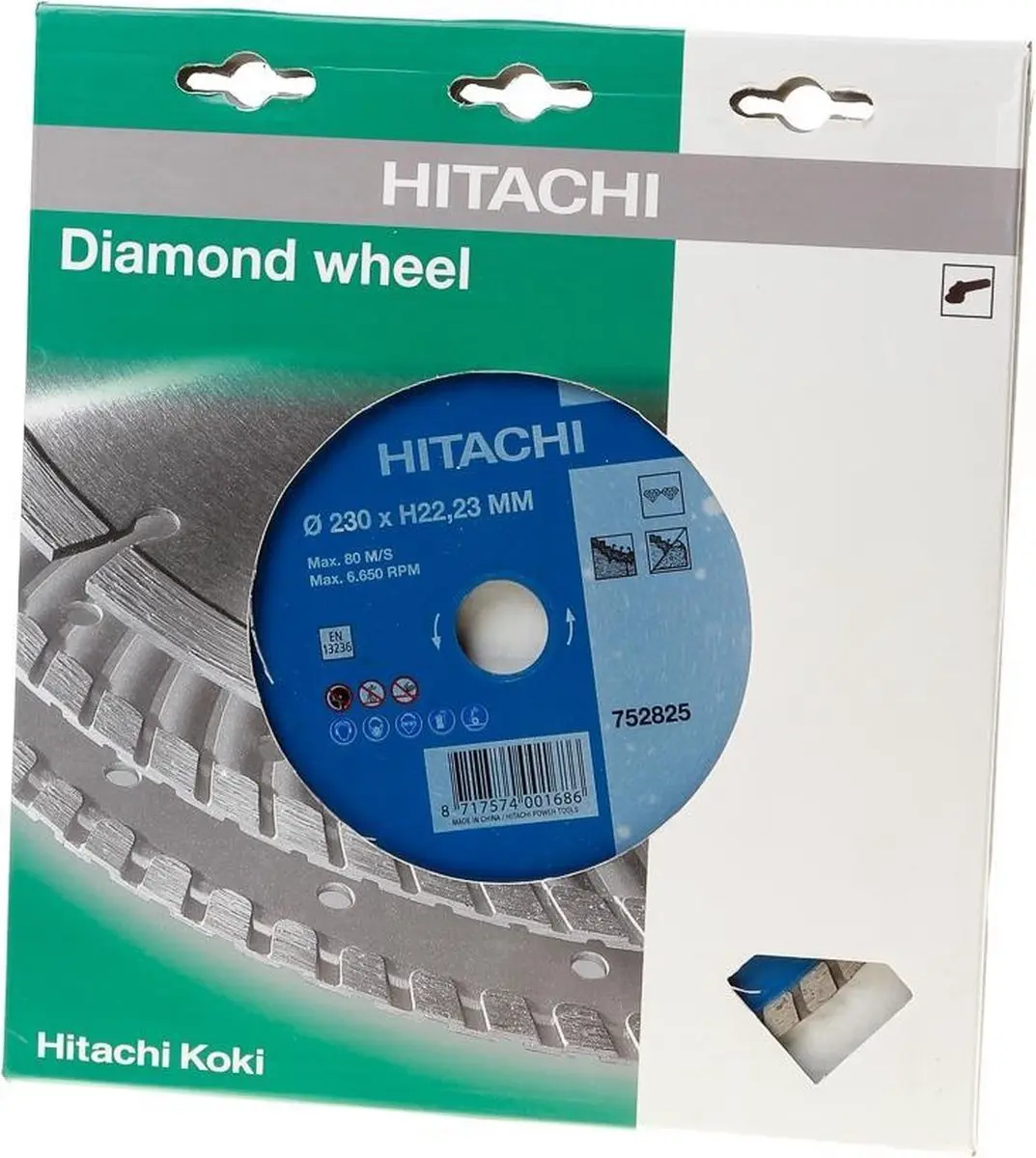 Hikoki Diamant Zaagblad Turbo 230x22.2x6mm