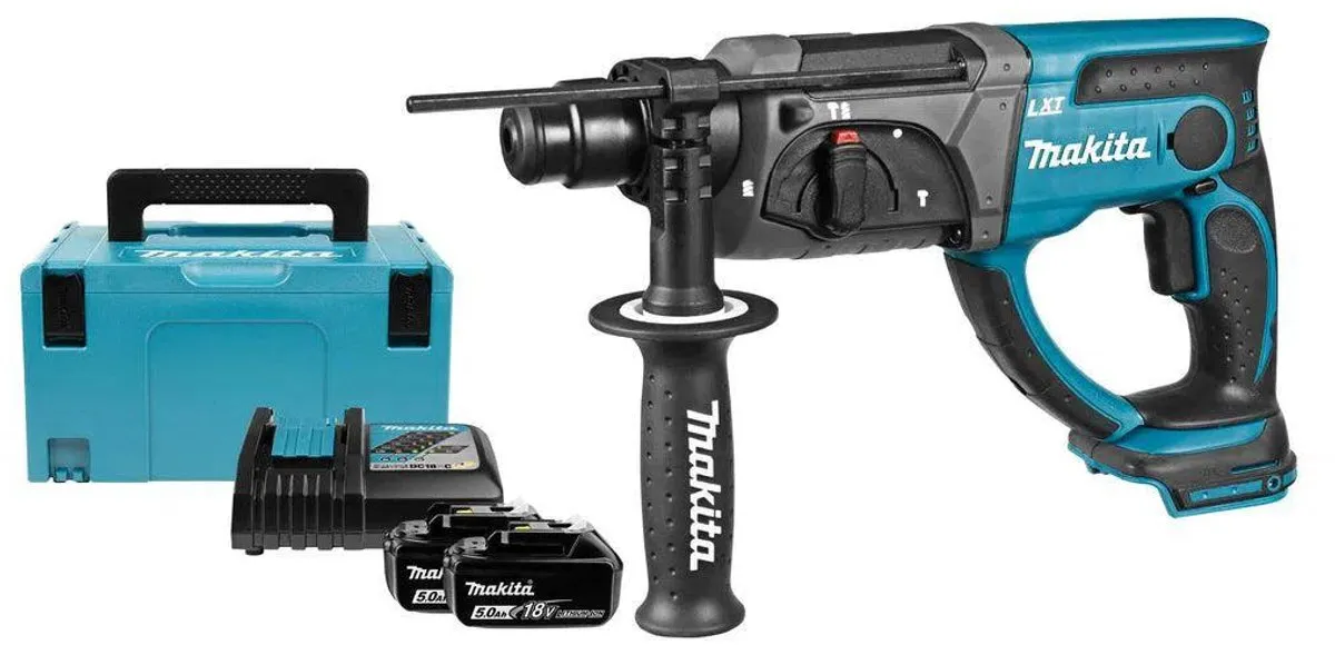 Makita DHR202RTJ 18V Combihamer SDS+ - 2x accu