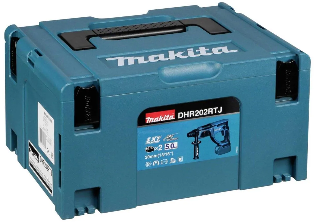 Makita DHR202RTJ 18V Combihamer SDS+ - 2x accu