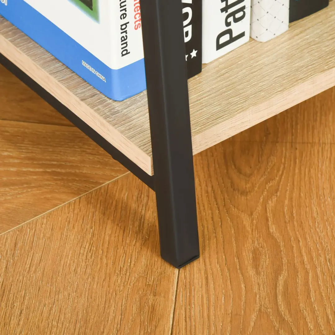 Homcom Boekenplank Beige 70x35x149.5cm